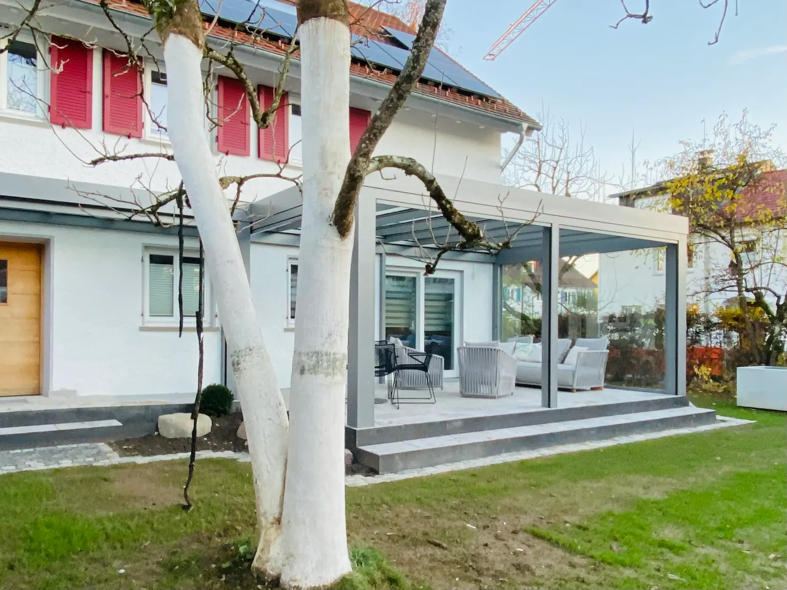 Terrassendach am Altbau in Wangen