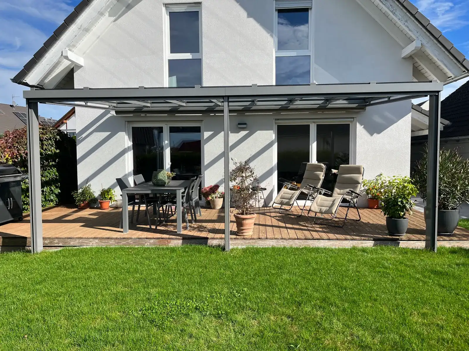 Moderne Terrassenüberdachung Bad Saulgau