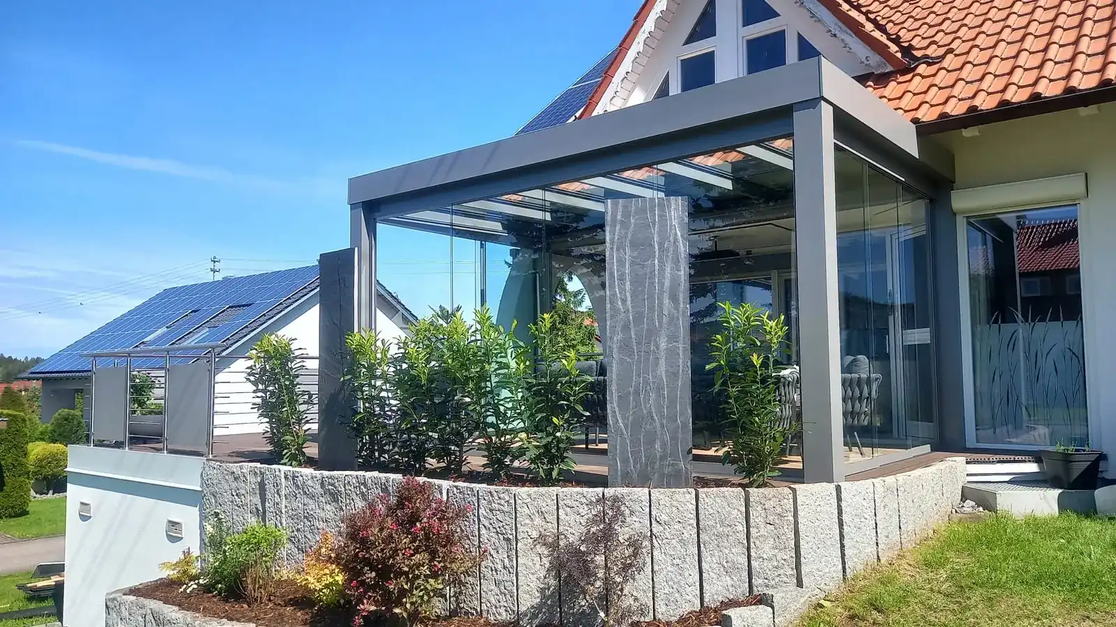 Terrassendach bei Tuttlingen