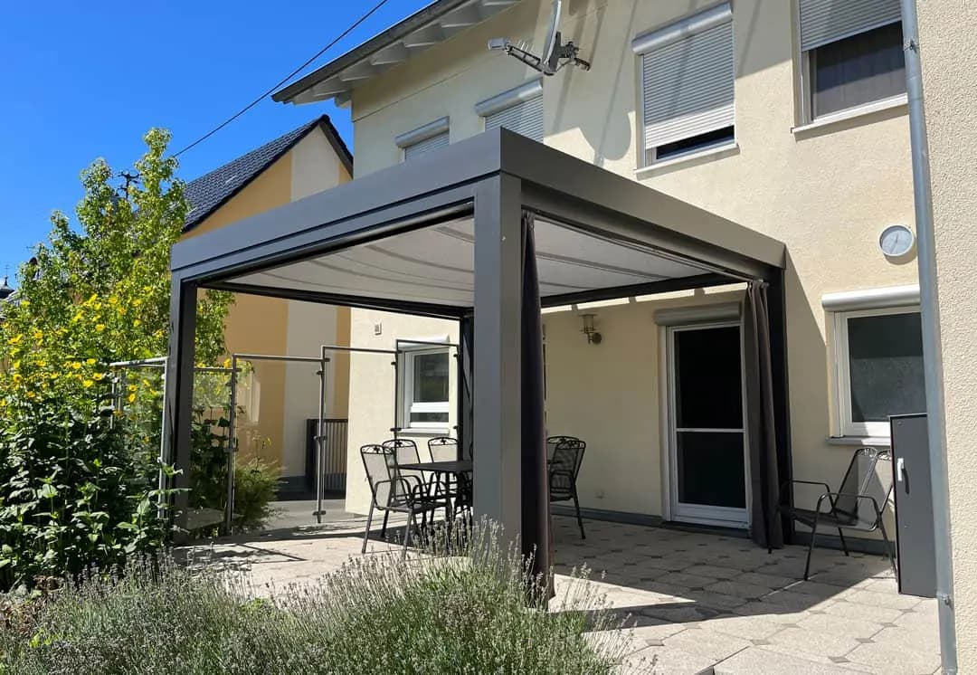 Terrassendach mit Beschattung bei Bad Saulgau