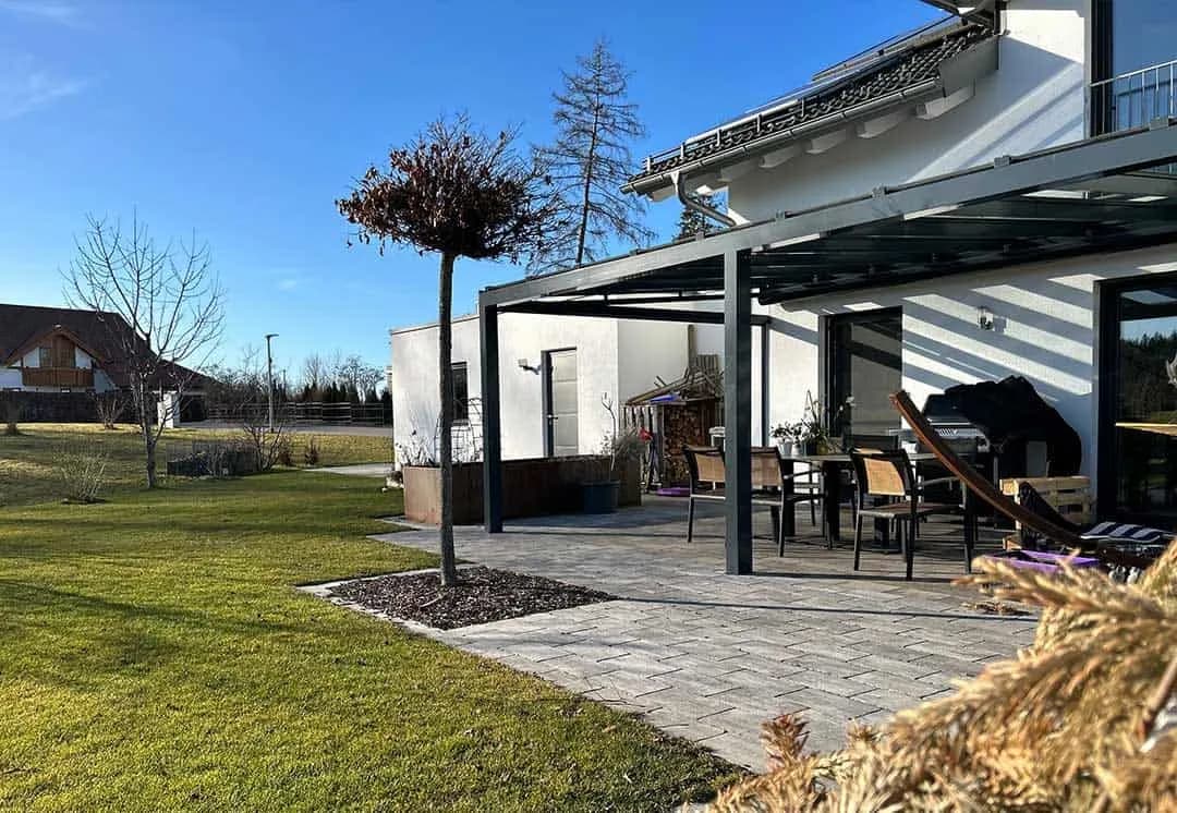 Terrassendach in Isny im Allgäu