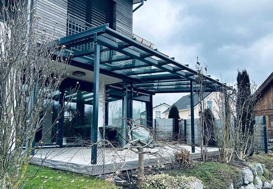 Terrassendach in Ratzenried zwischen Wangen und Kisslegg