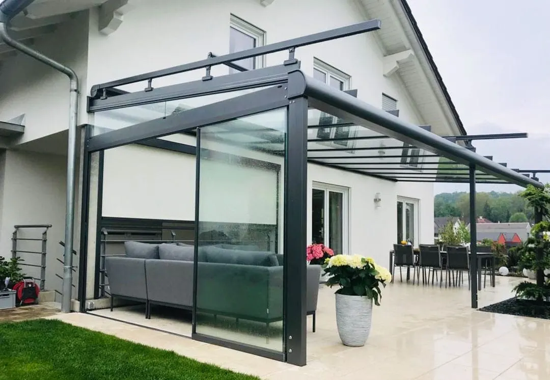 Terrassendach mit Aufdachmarkise in Ravensburg
