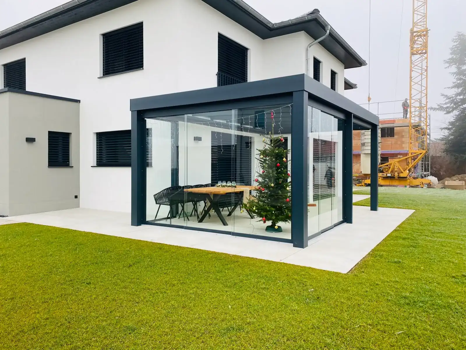 Terrassenüberdachung in Erlenmoos