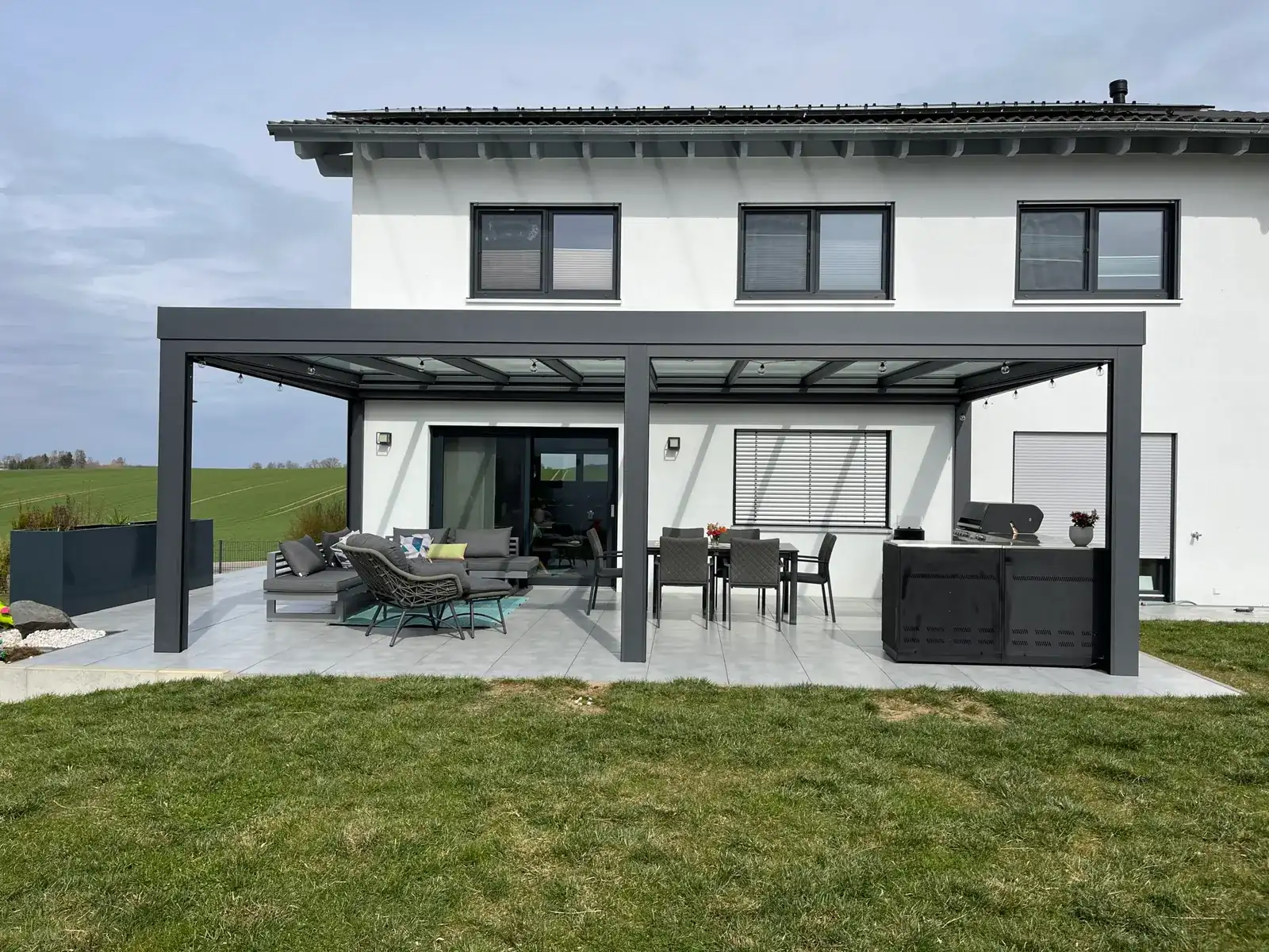 Terrassenüberdachung in Neufra