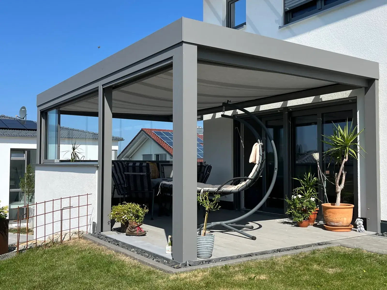 Terrassenüberdachung Steinhilben