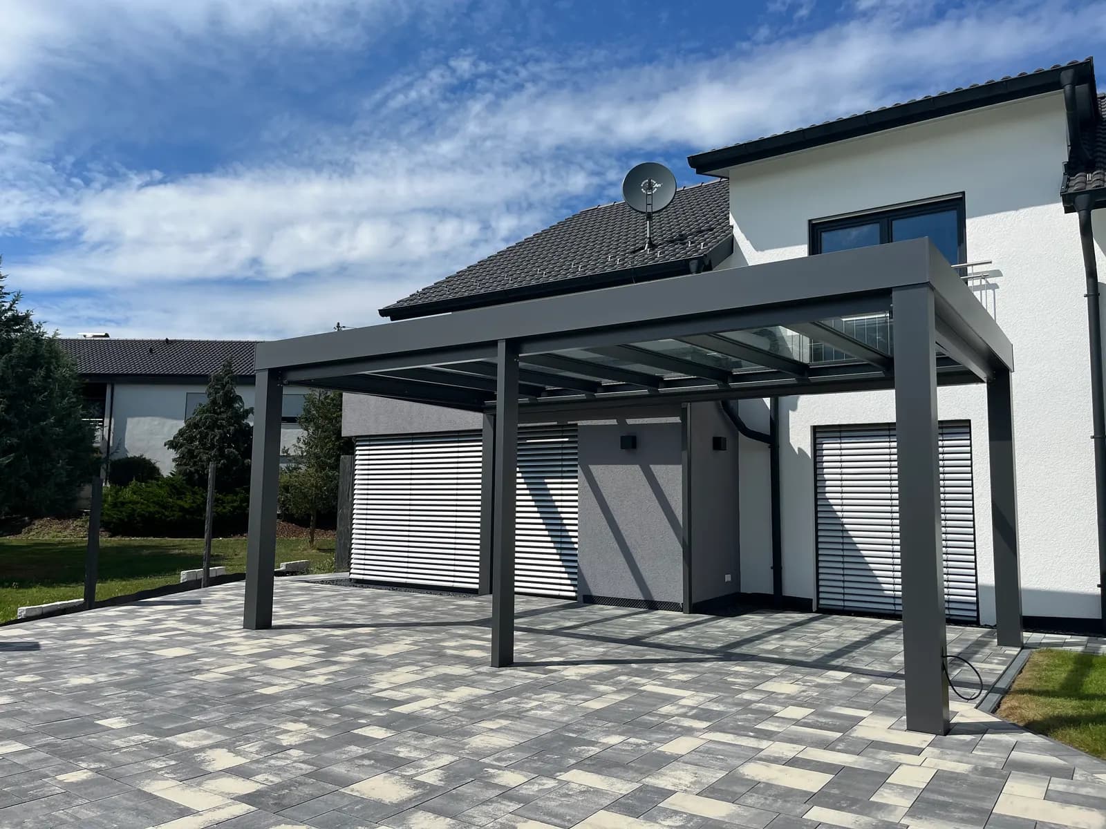 Terrassenüberdachung zwischen Zwiefalten und Reutlingen